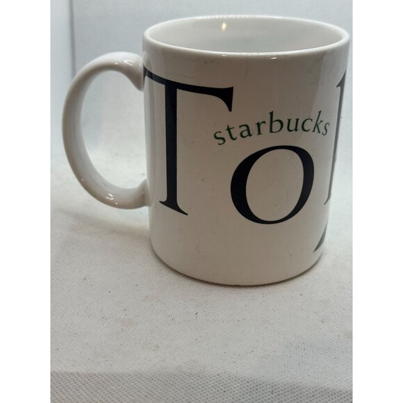 Vintage Starbucks 1994 Tokyo City Mug Collector Series White/Green Ceramic Coffe - Picture 7 of 7